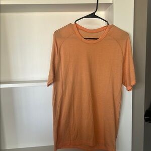 Orange Men's  lulu Shirt